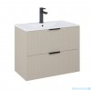 Roca Reef szafka 79x45x63 Fume mat A857955539